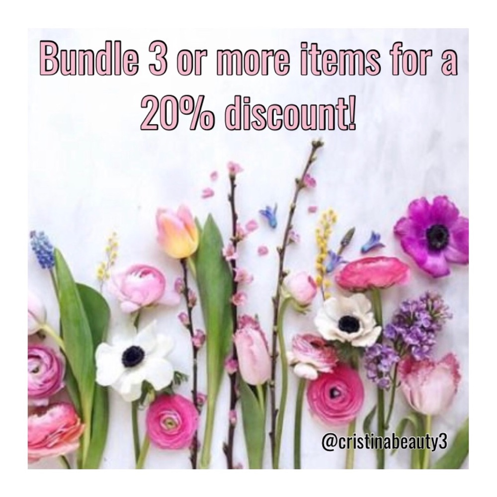 Bundle 3+ items for a 20% discount!